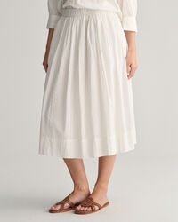 Seersucker Pull-On rok met strepen