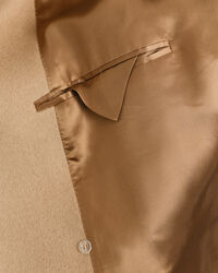 Double-breasted wollen jas