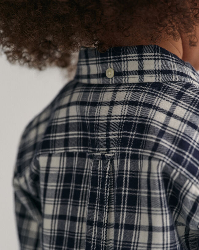 Kids Regular Fit geruit flanellen shirt