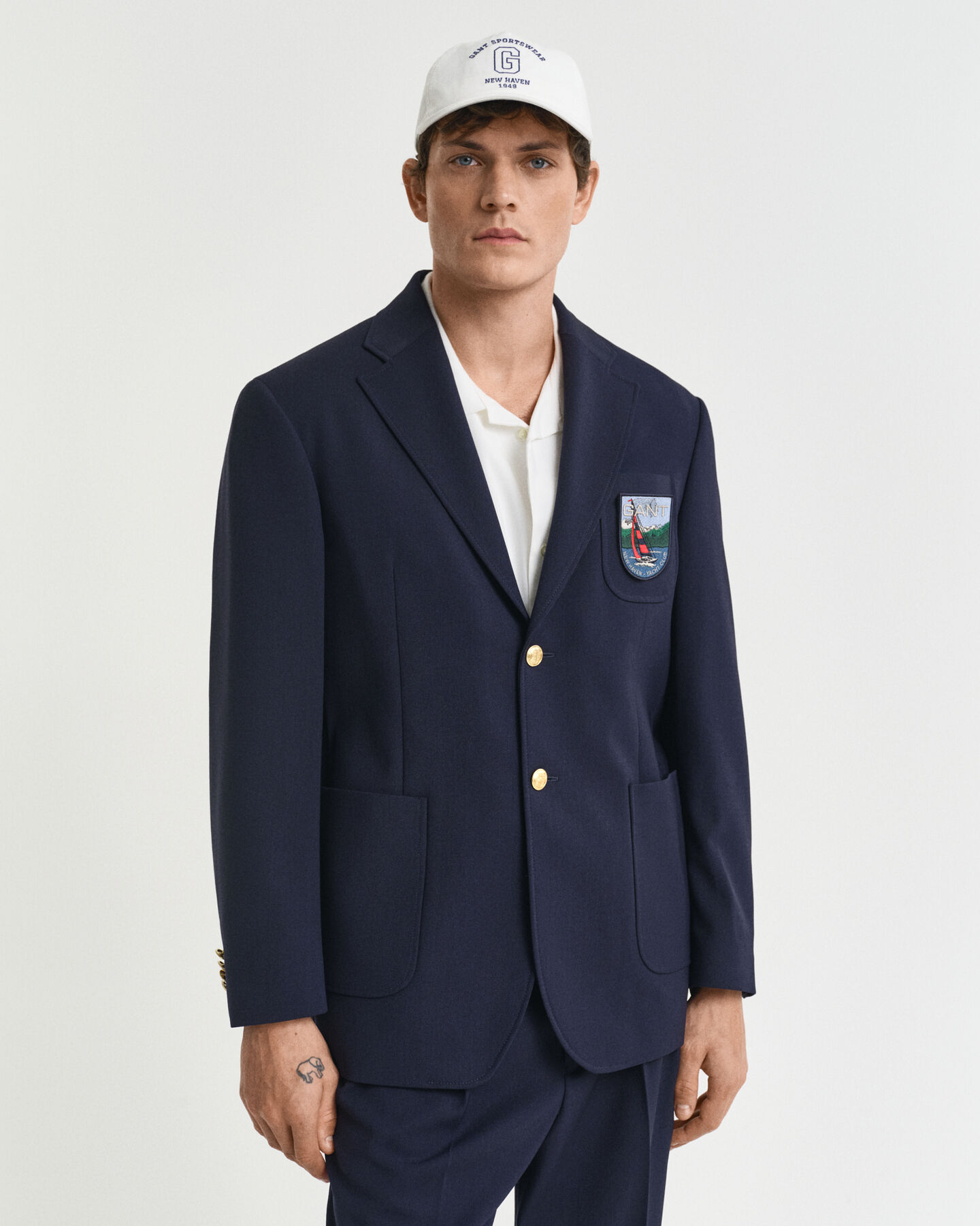 Relaxed Fit Badge Club Blazer