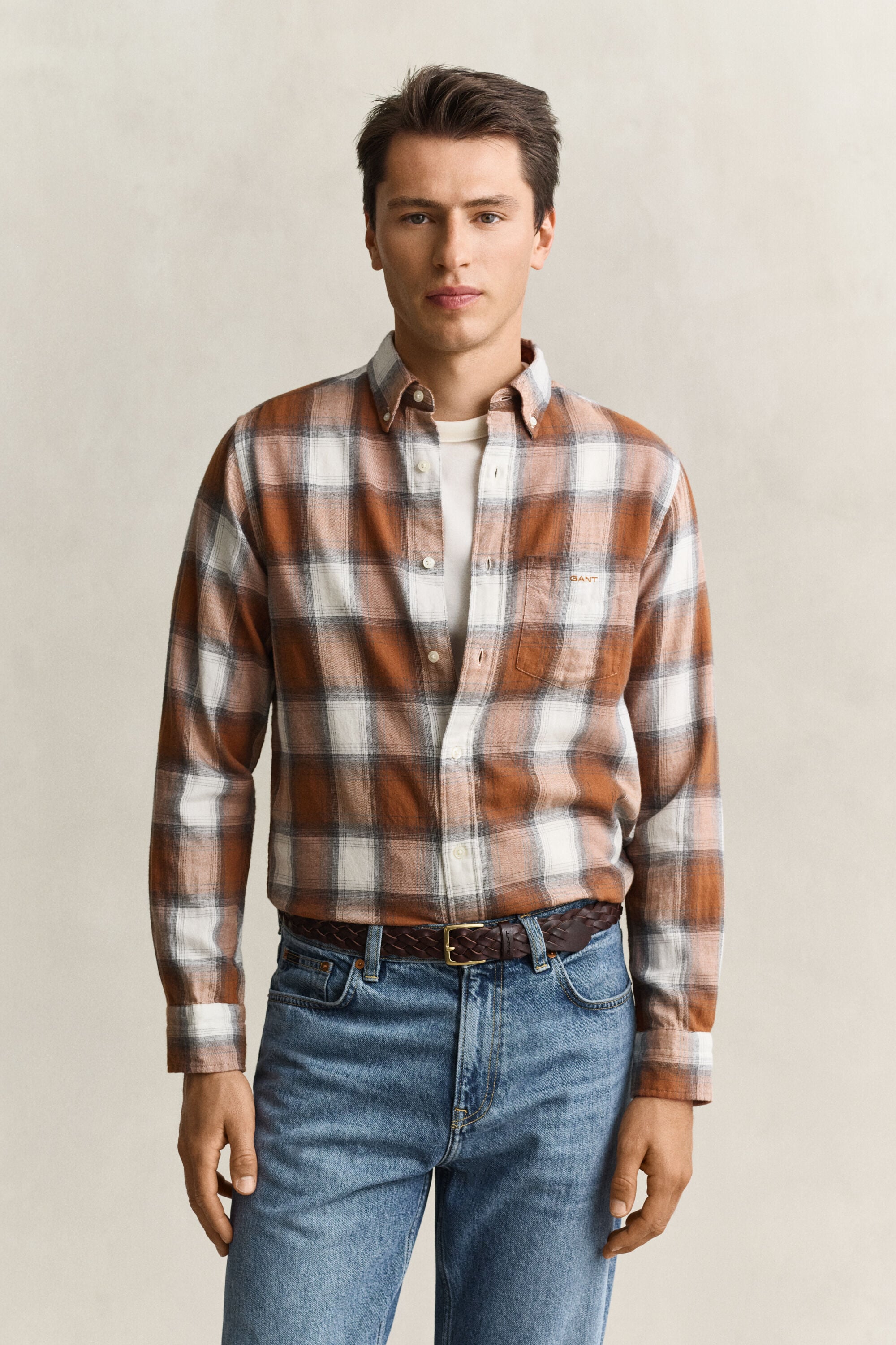 Geruit overhemd van Windblown-flanel