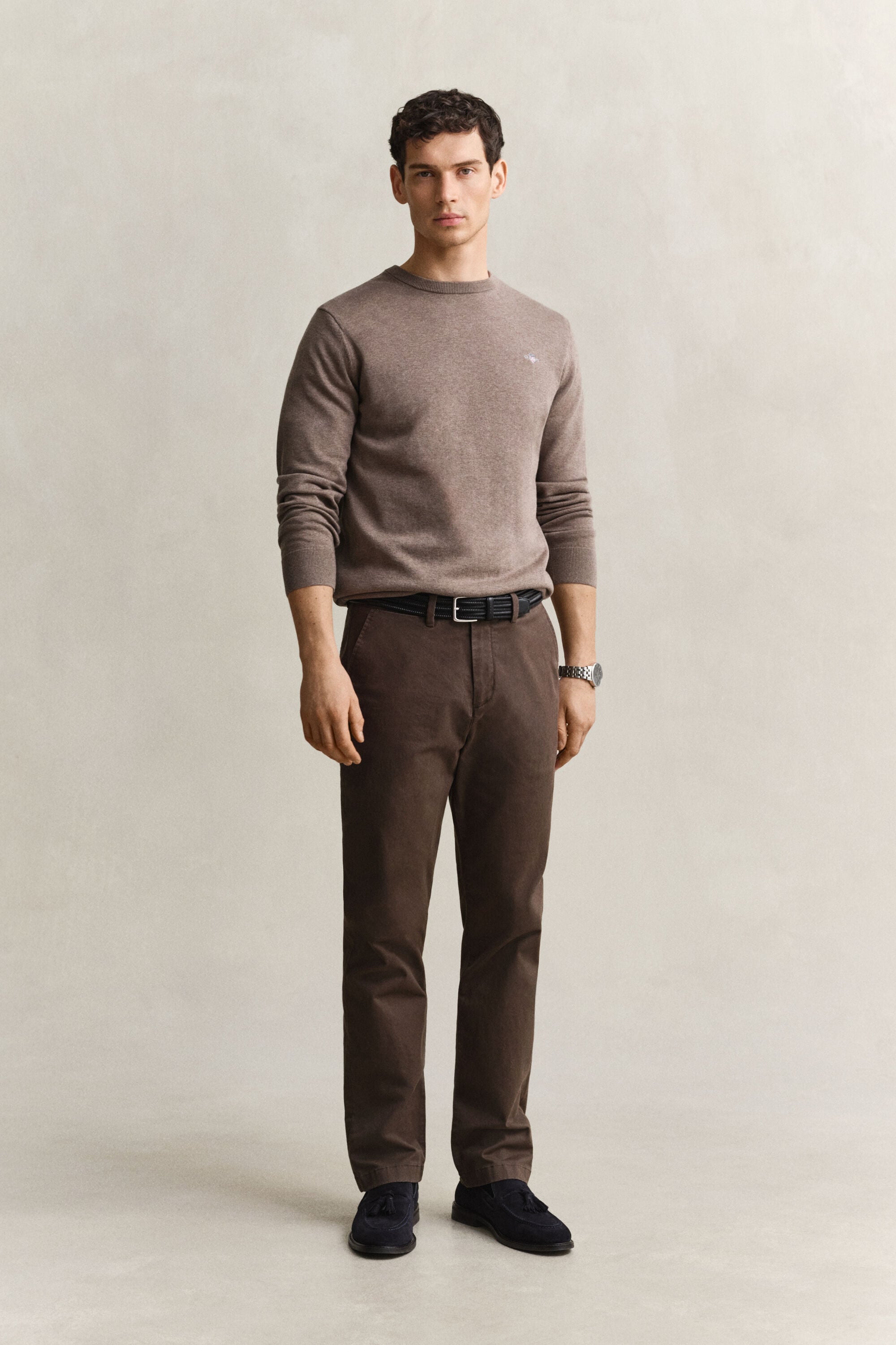 Klassieke chino met normale pasvorm