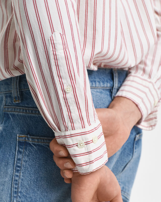 Regular Fit Archive poplin overhemd met strepen