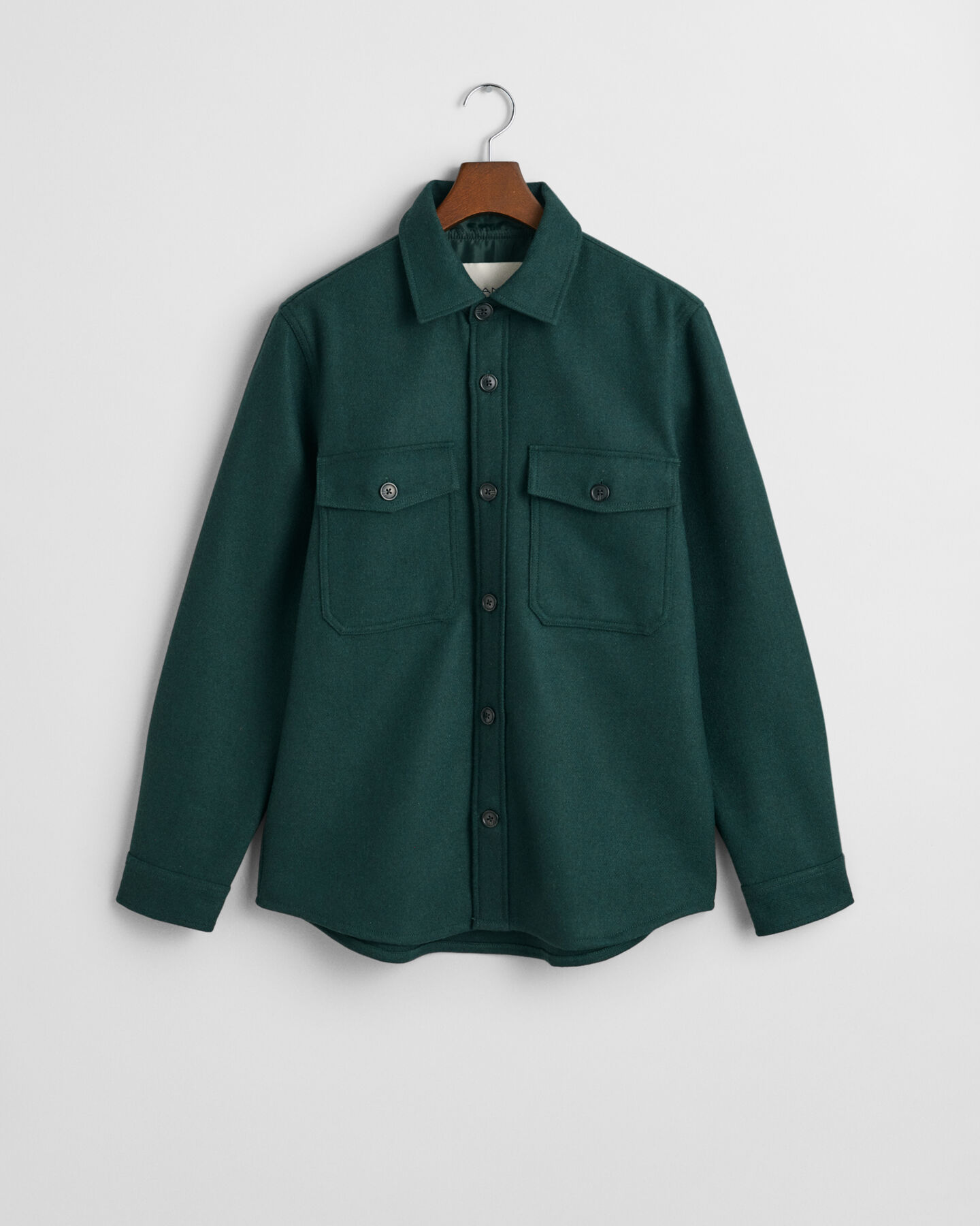 Overshirt van wolmix