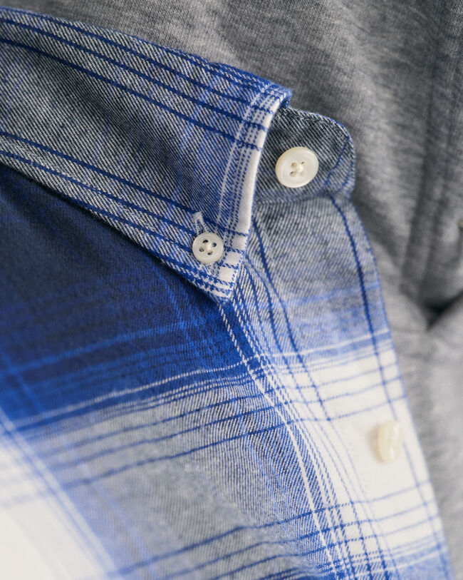 Regular Fit flanellen overhemd met schaduwruitje