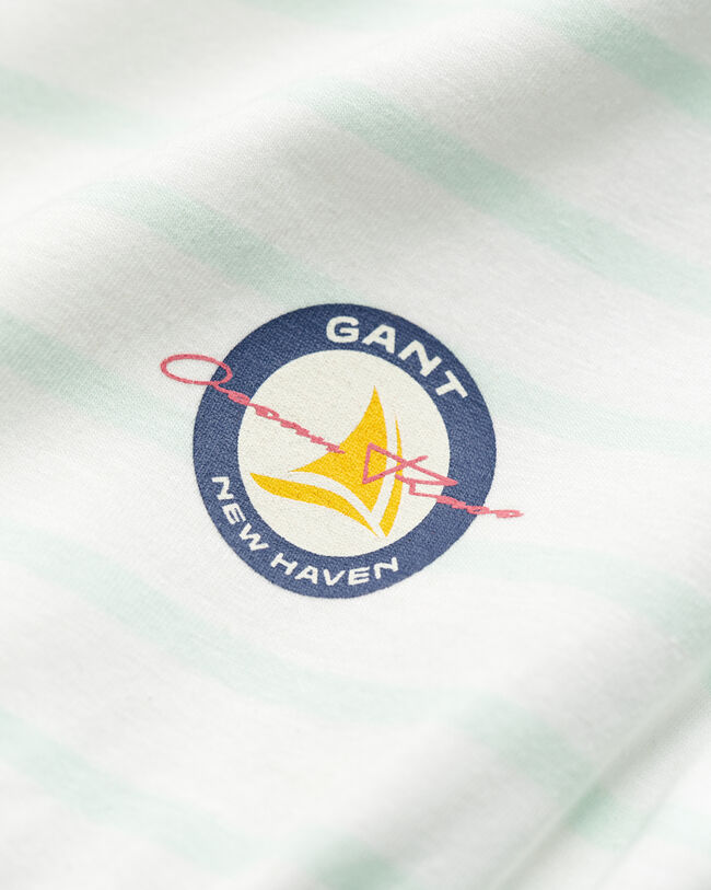 Girls T-shirtjurk met strepen