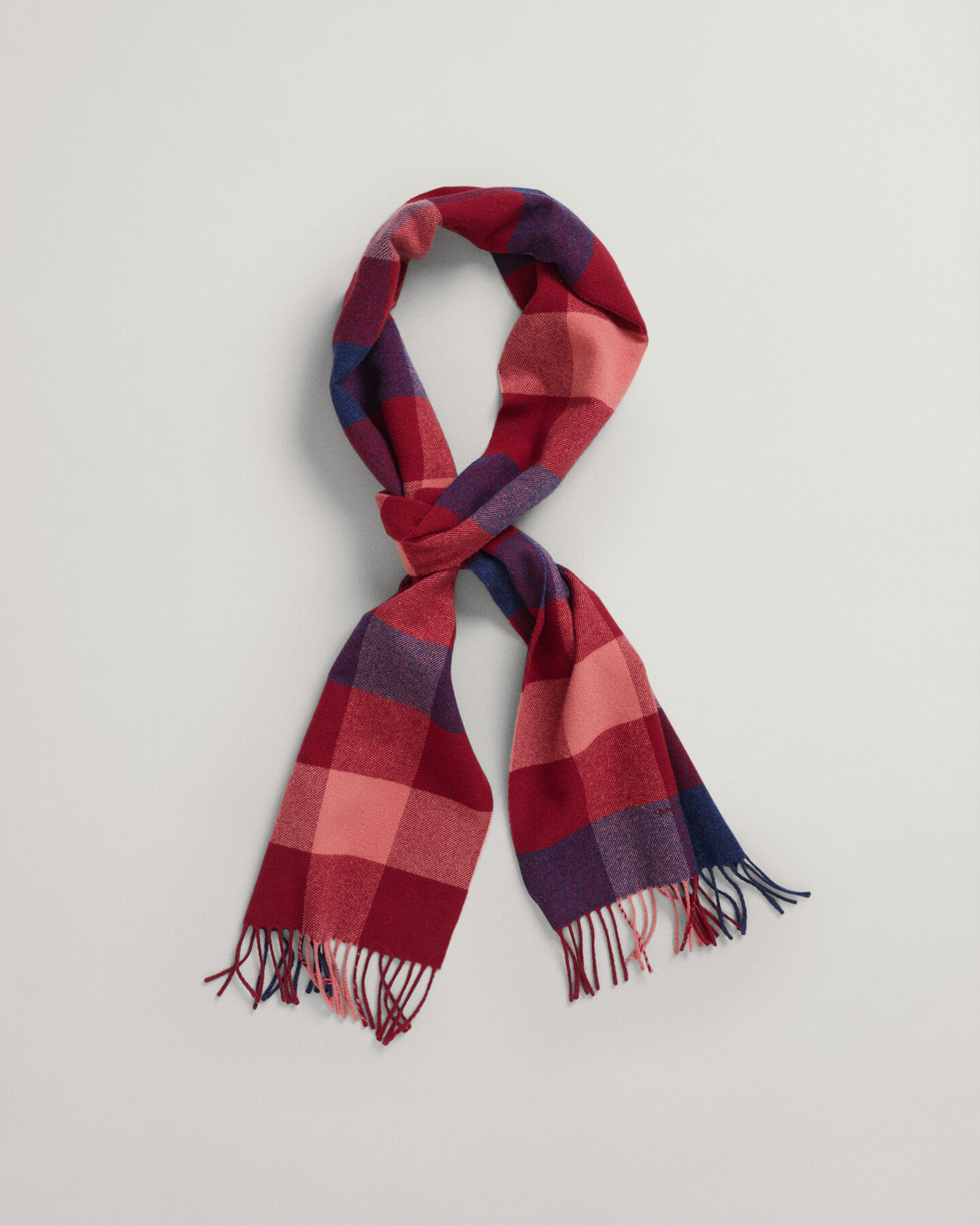 Sjaal met verschillende ruitjes