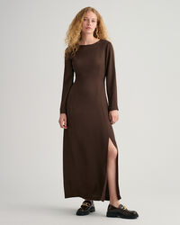 Maxi-jurk met blote rug