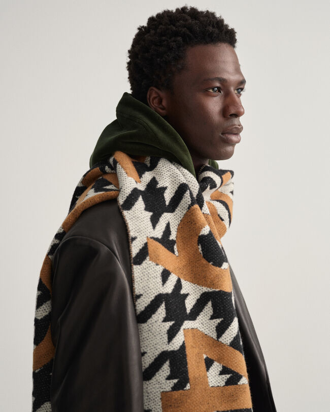 Logo sjaal met pied-de-poule