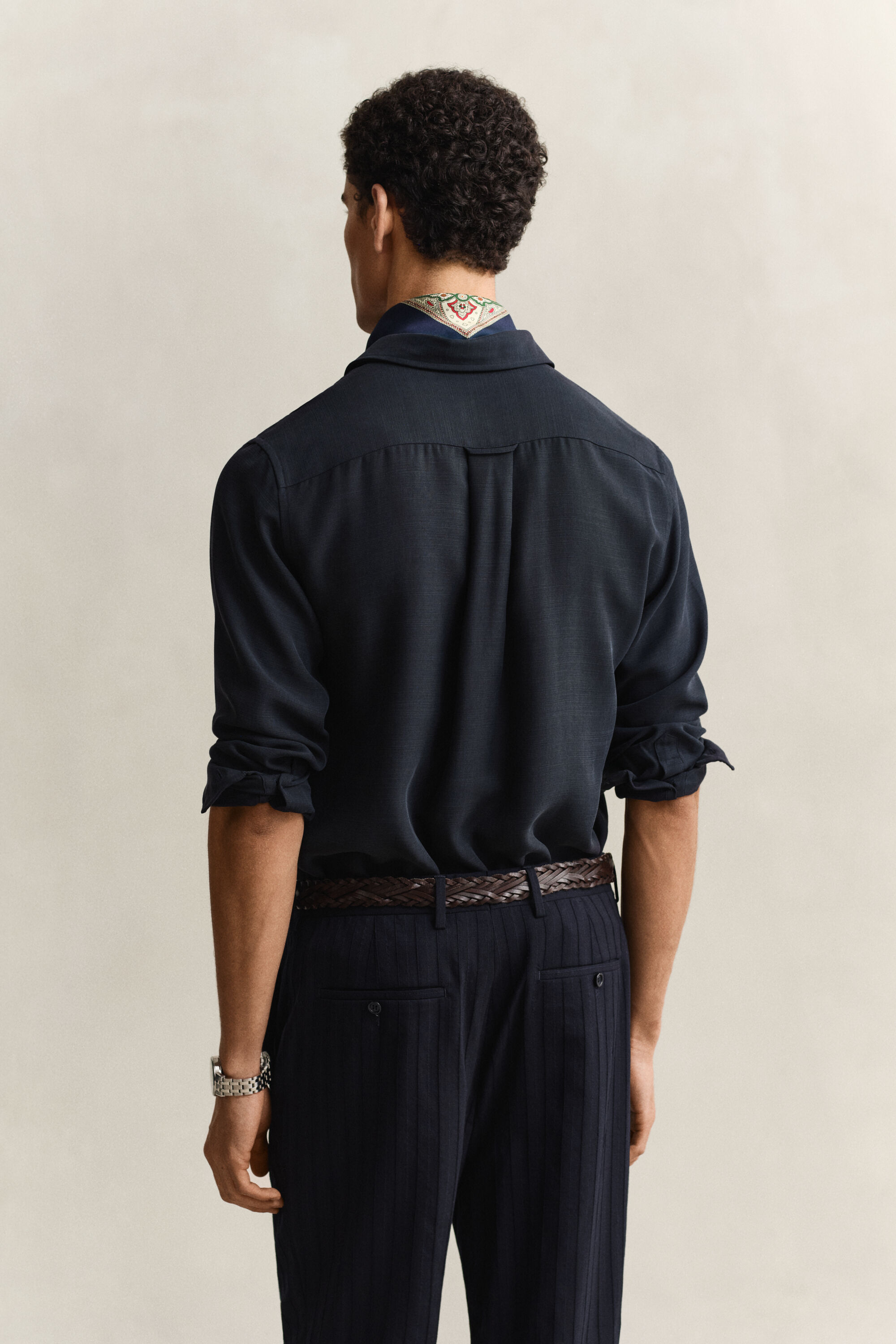 Overoverhemd van lyocell