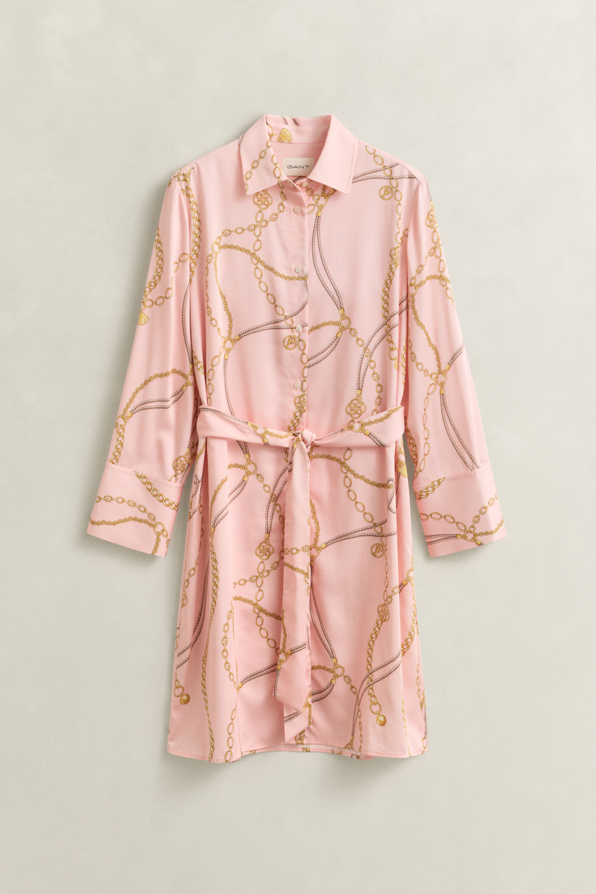 Overoverhemdjurk met ceintuur