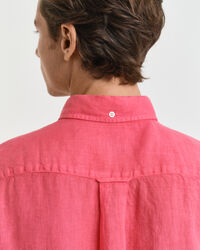 Regular Fit speciaal geverfd linnen overhemd