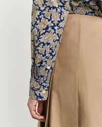 Regular Fit Paisley blouse van katoenen voile