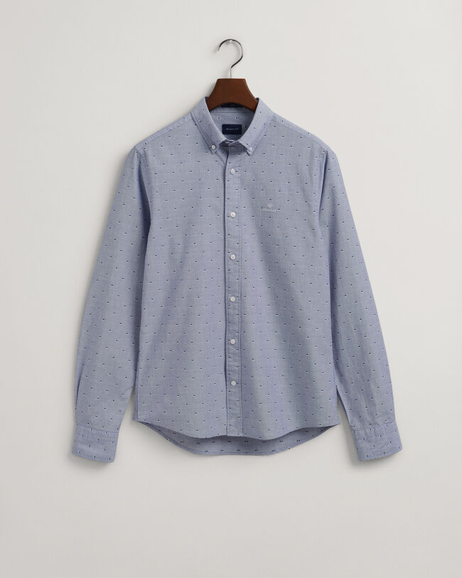 Slim Fit Dobby Dot overhemd