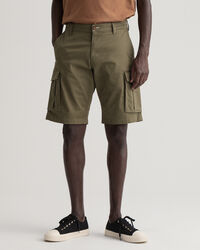 Relaxed Fit cargoshort van keperstof