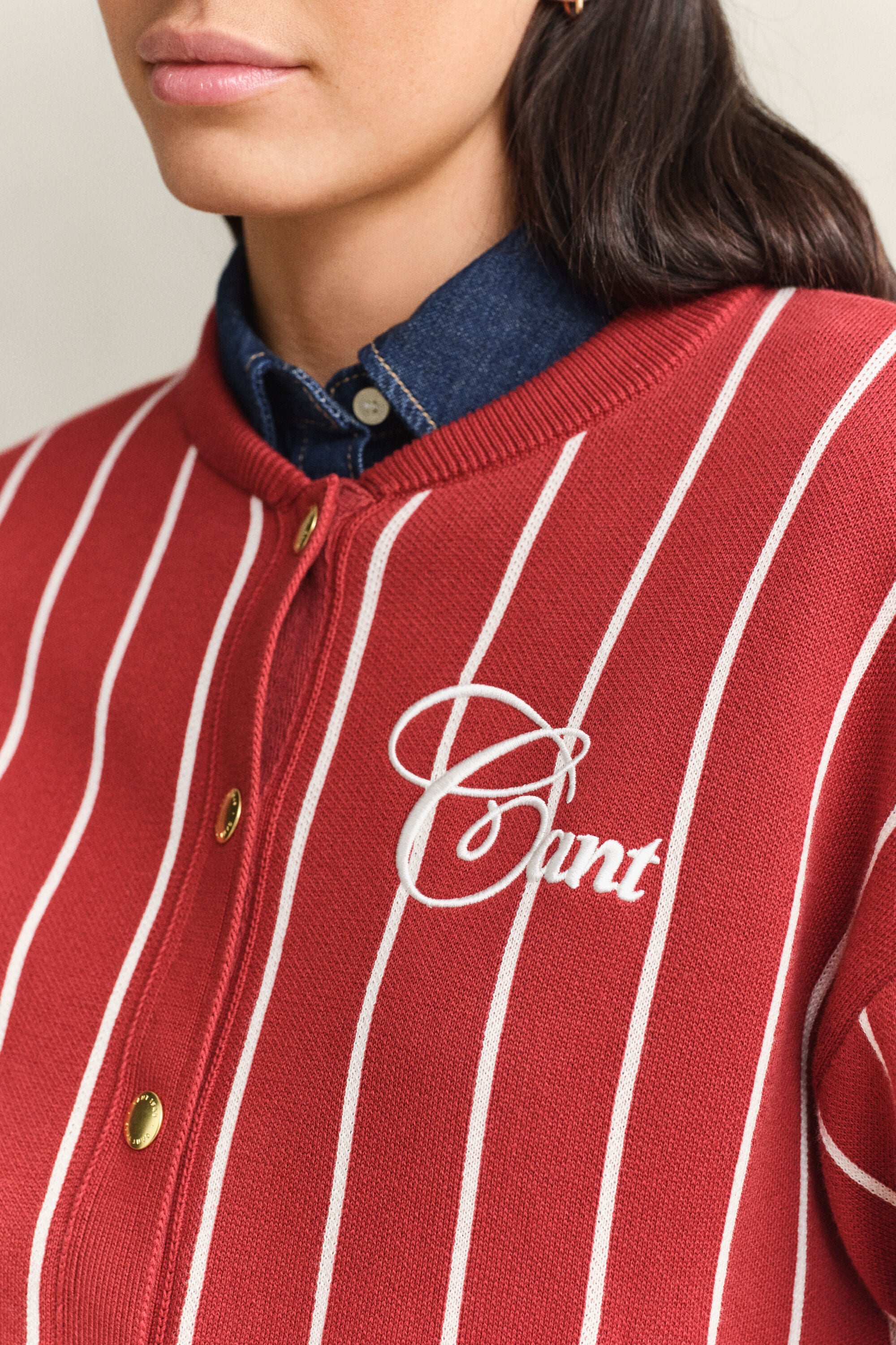 Gebreid Varsity Jacket