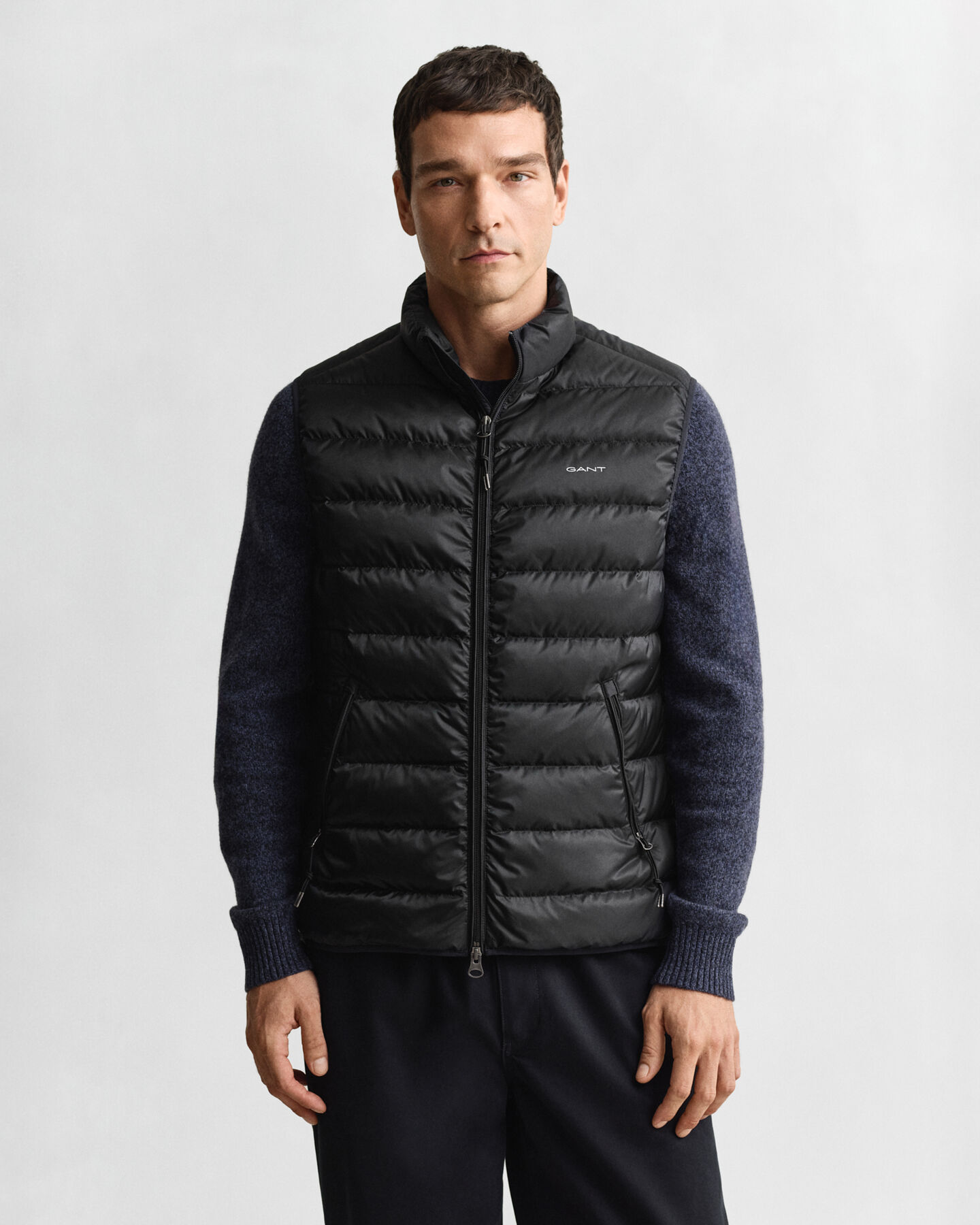 Lichte donsbodywarmer