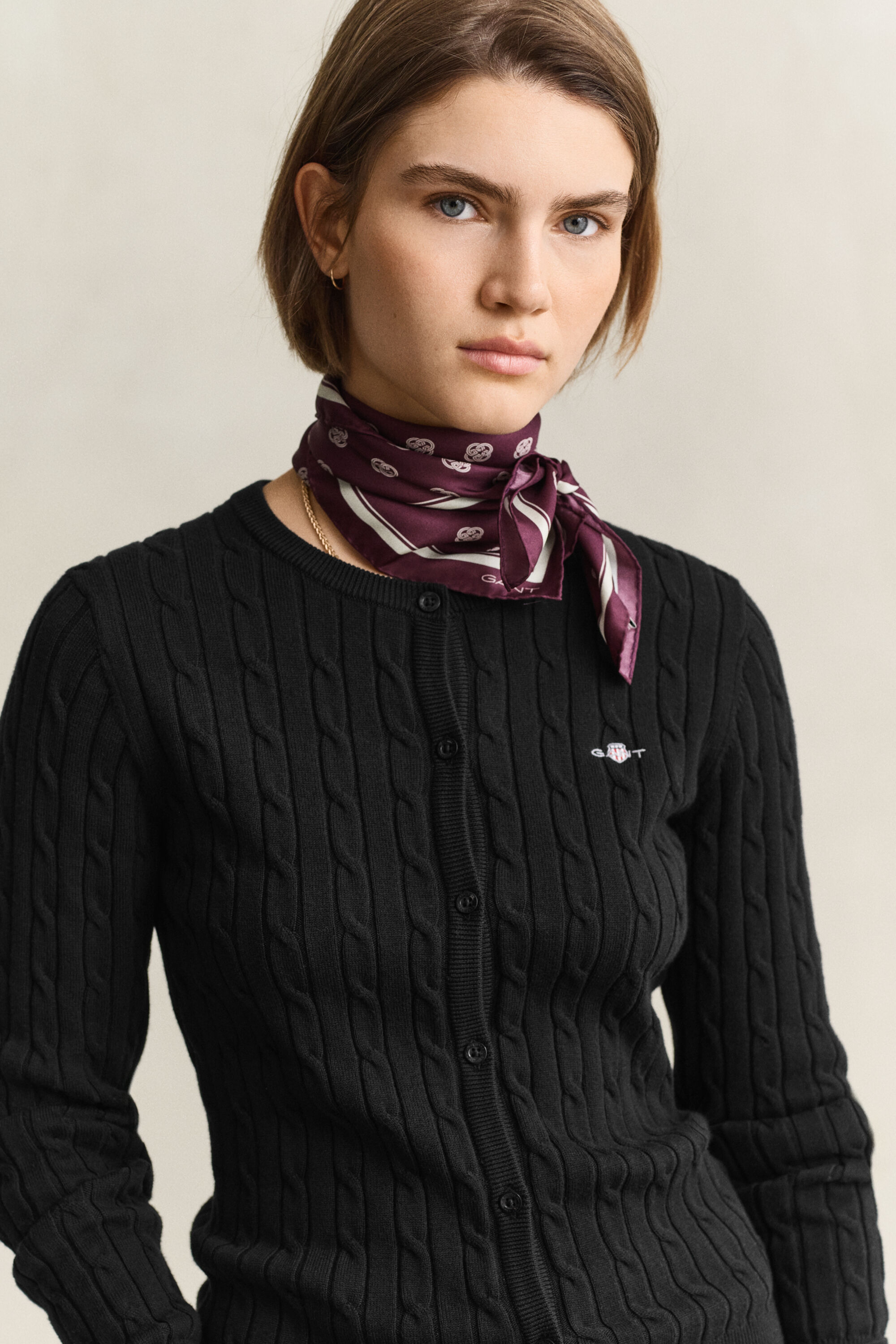 Kabelgebreid vest