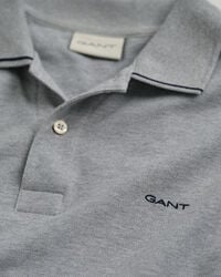 Piqué poloshirt met randdetails