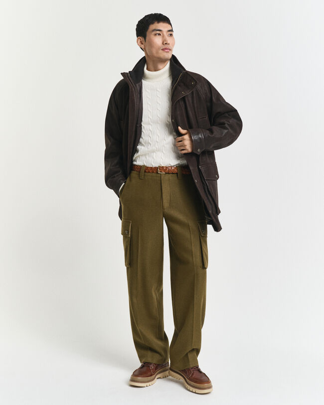 Katoenen kabelcoltrui