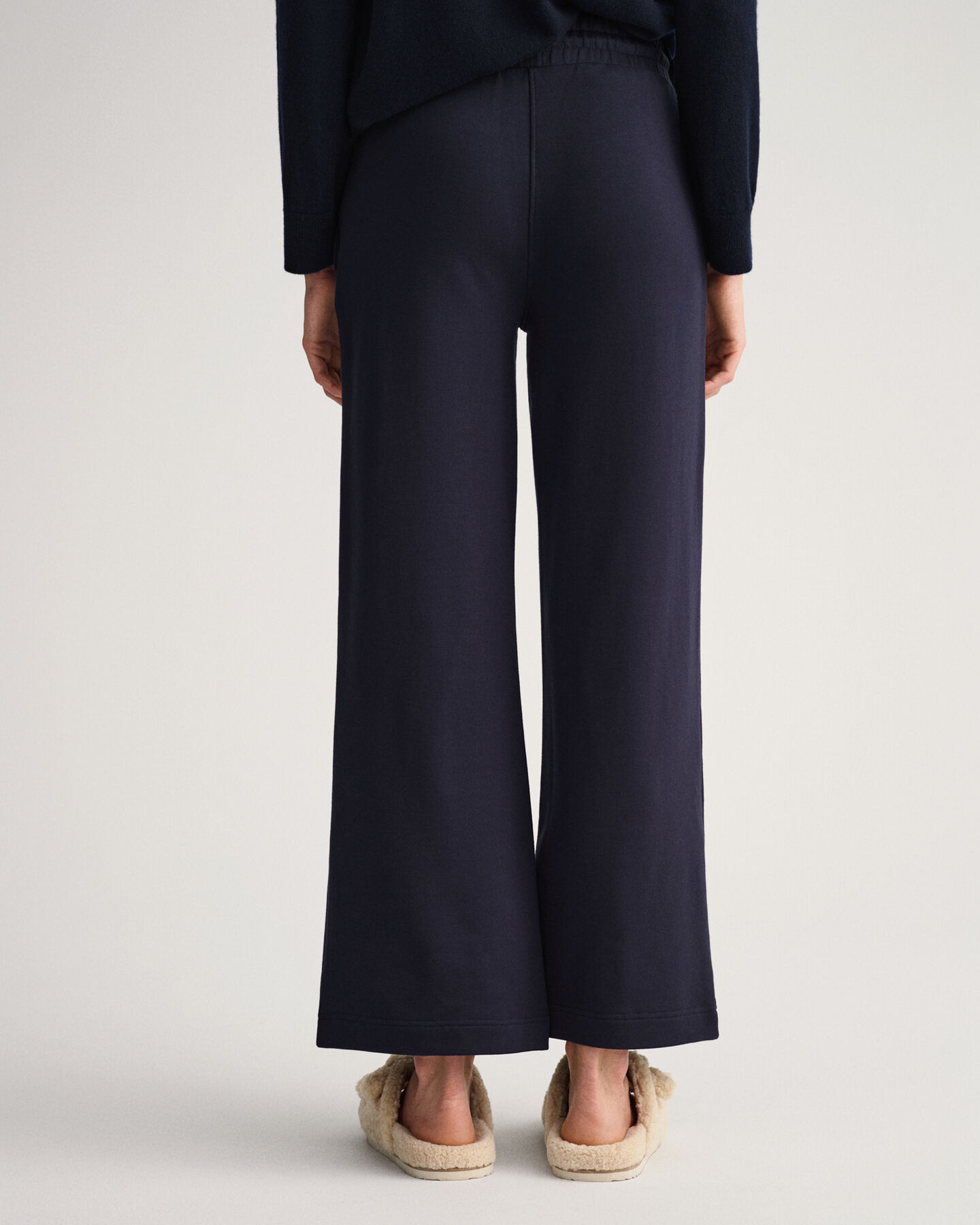 Joggingbroek met wijd uitlopende pijpen