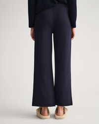 Joggingbroek met wijd uitlopende pijpen