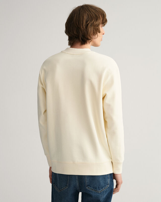 Monogram sweatshirt met ronde hals