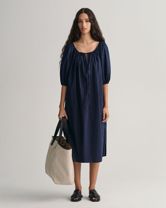 Jurk met geplooide details