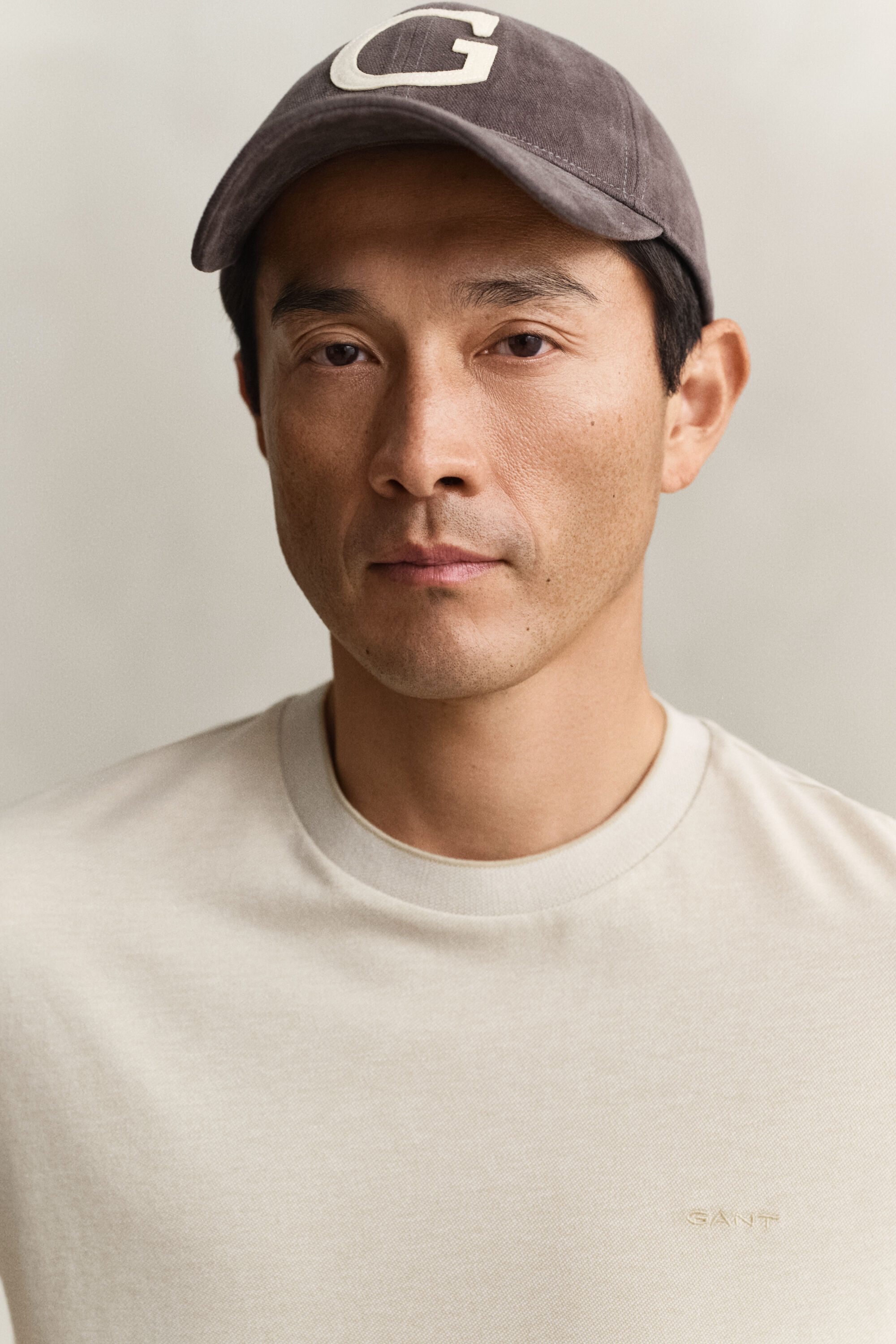 Tweekleurig piqué T-shirt