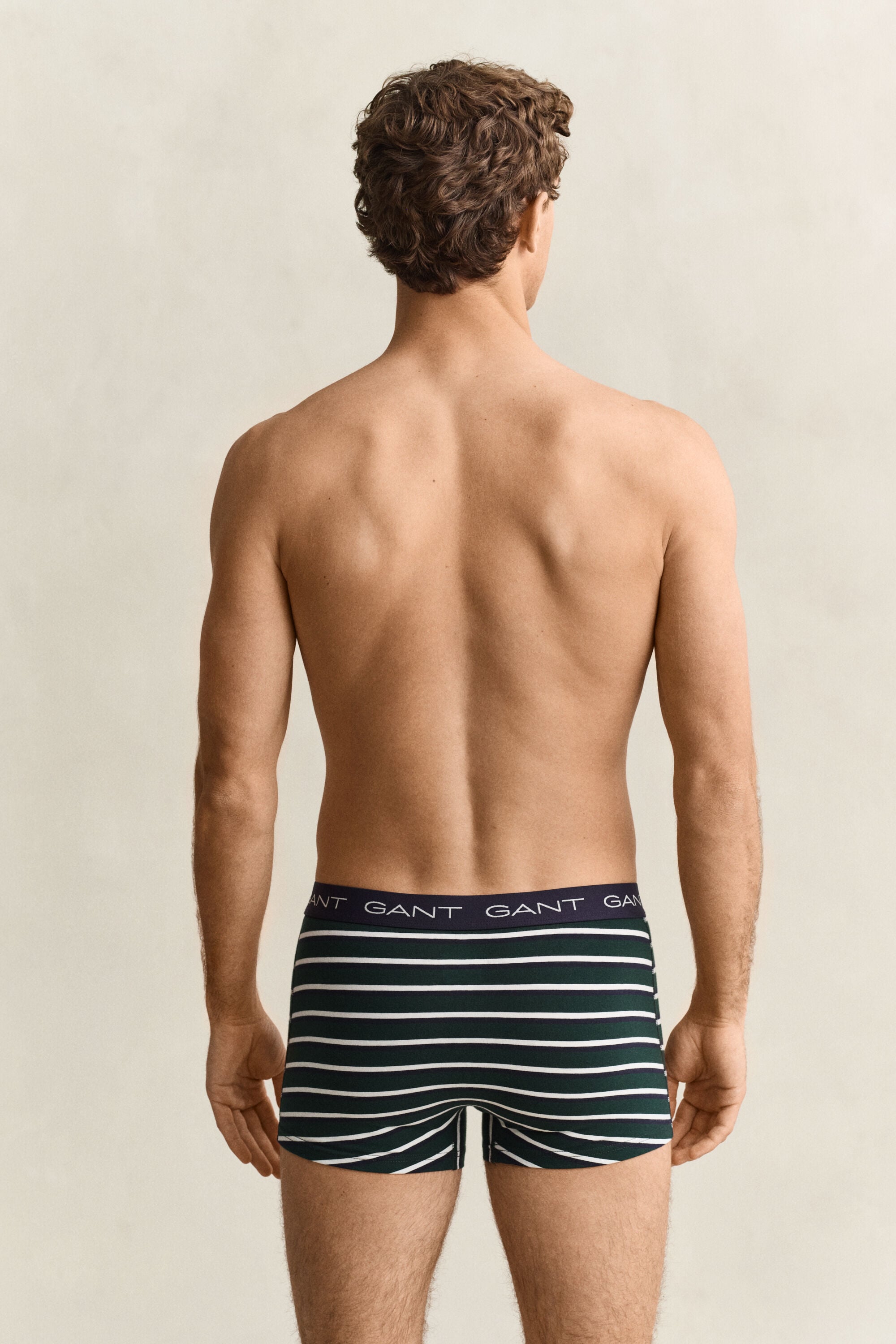 Set van drie gestreepte boxershorts