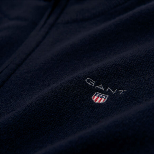 Vest met ritssluiting van buitengewoon zachte lamswol