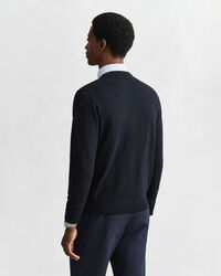 Klassieke katoenen trui met ronde hals