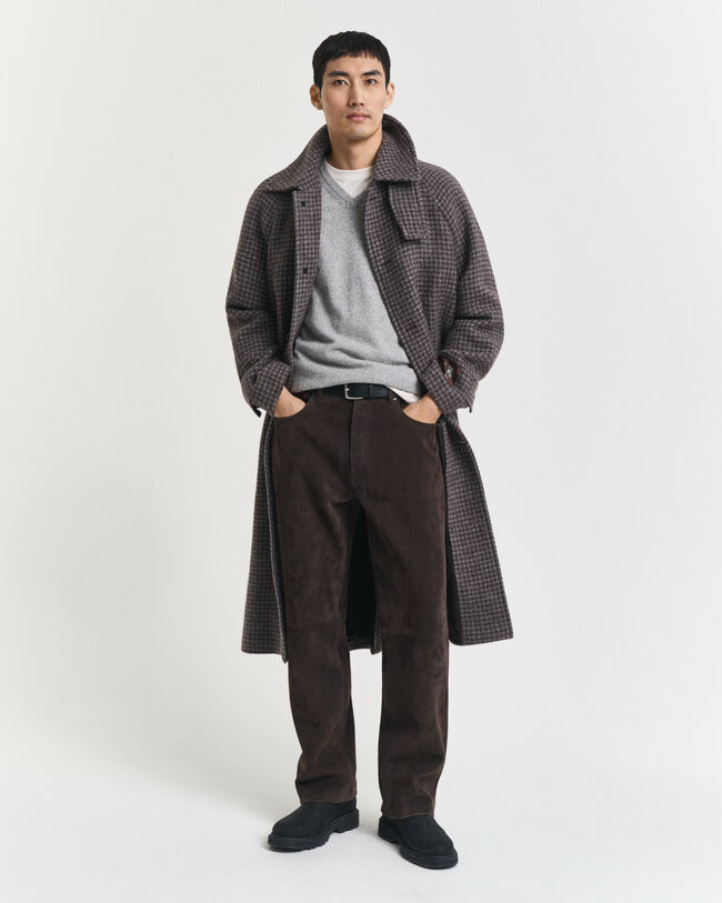 Trui met V-hals van buitengewoon zachte lamswol