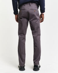 Slim Fit chino van keperstof