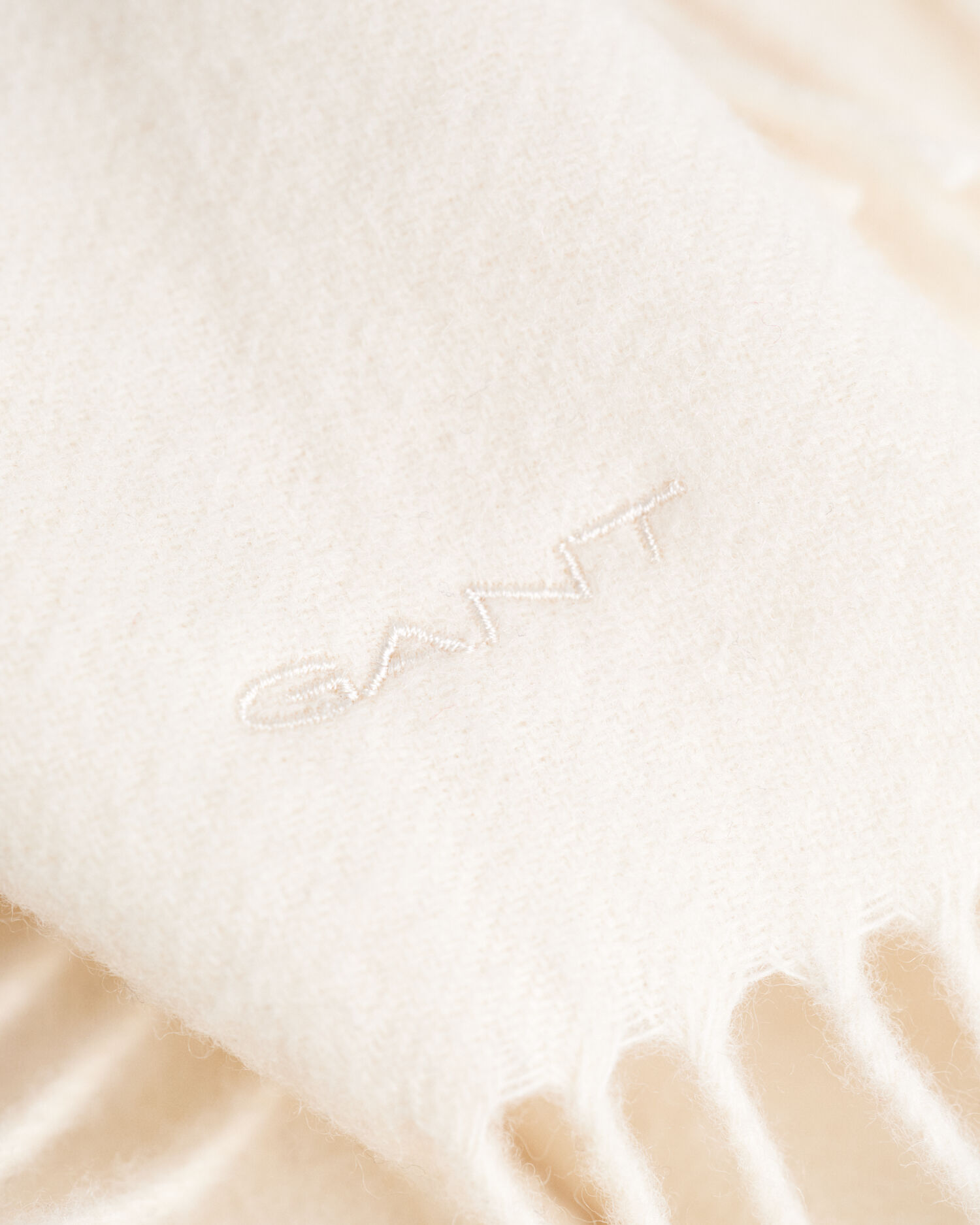 Geweven wollen sjaal