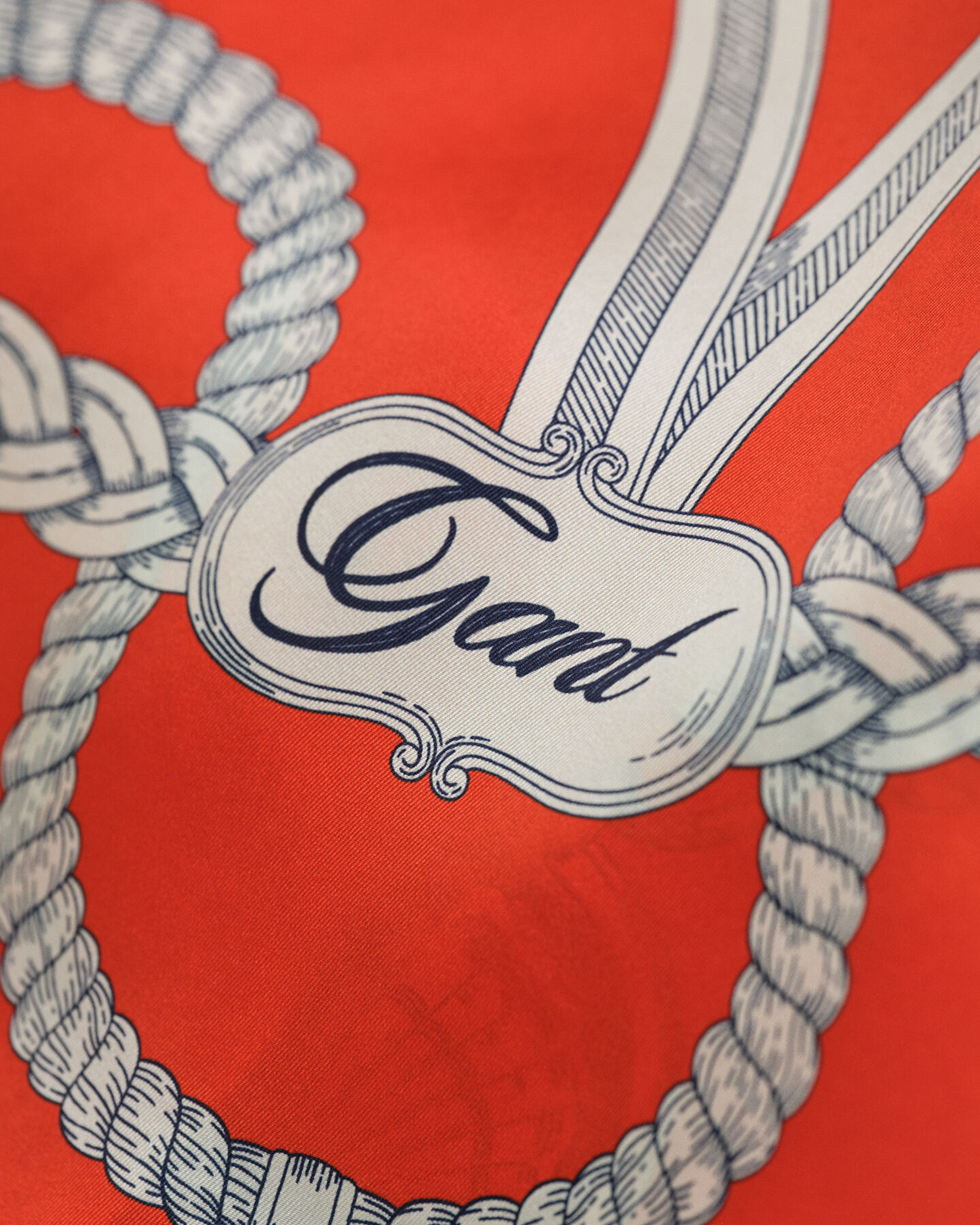 Zijden sjaal met Sailing-print