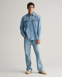 Relaxed Fit Rodeo denim overhemd