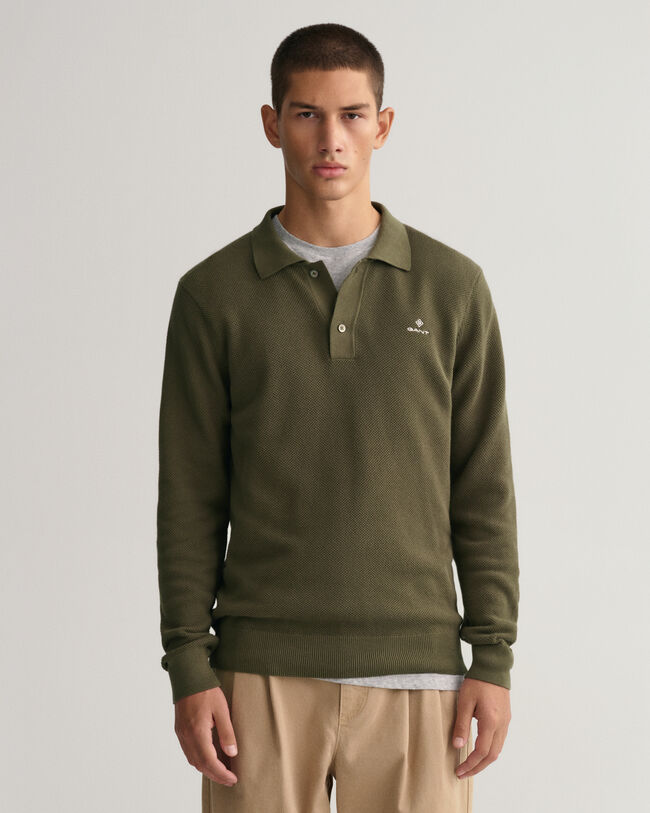 Poloshirt van katoenpiqu&eacute;