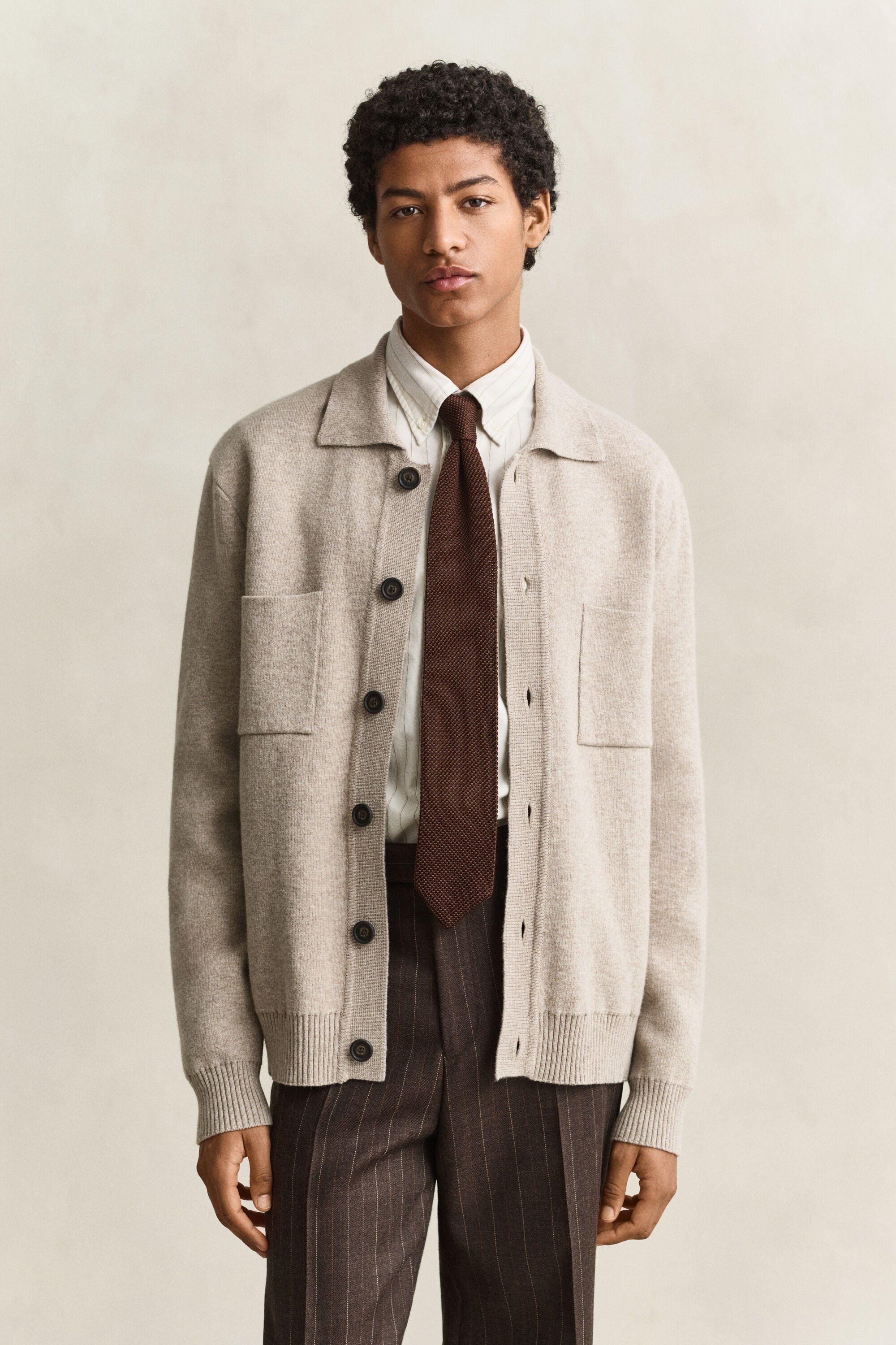 Dubbelgebreid overshirt