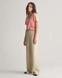Relaxed Fit Pull-On broek van linnenmix