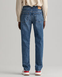 Hayle Regular Fit jeans met knoop en gulp