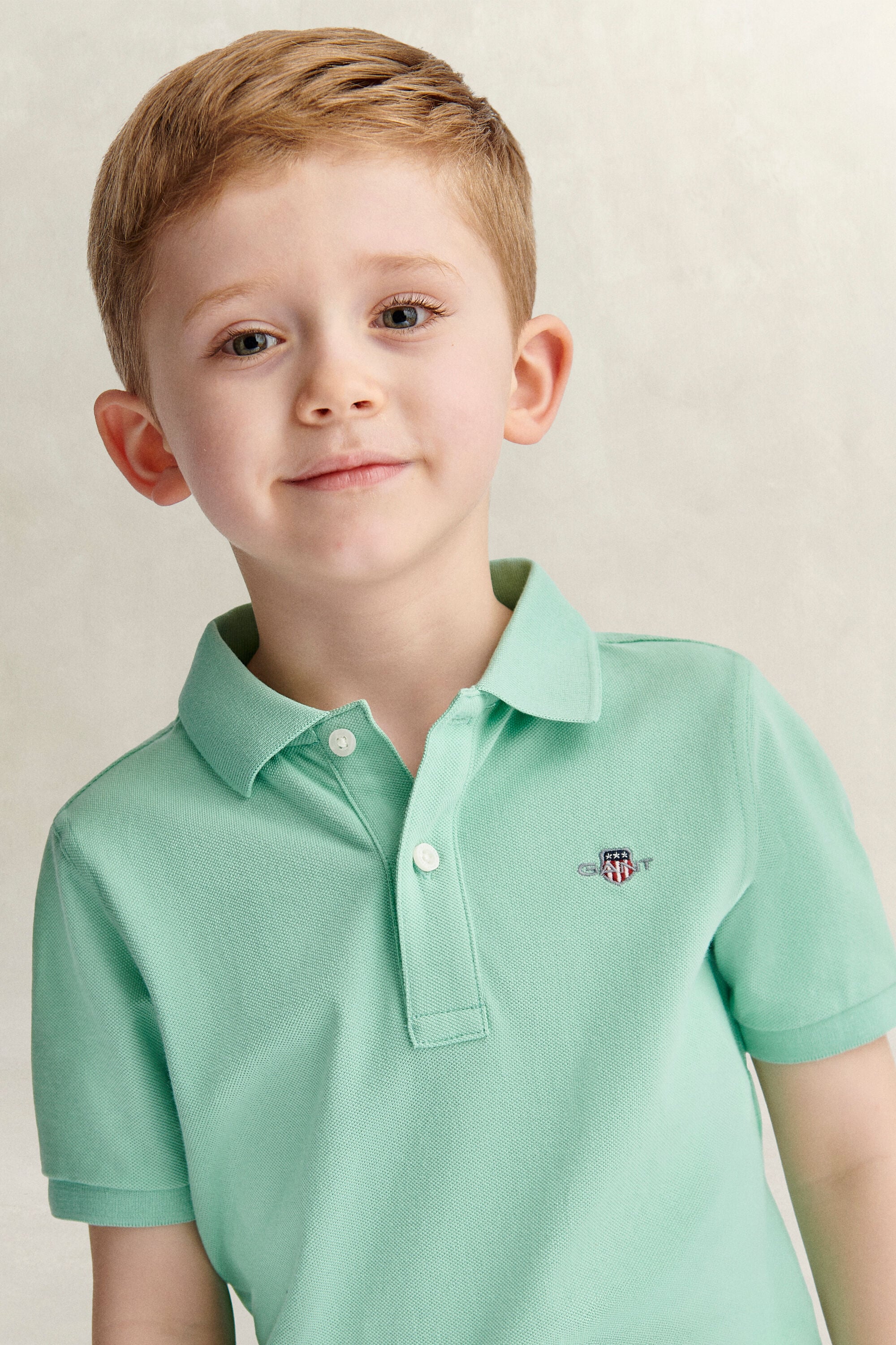 Kids Shield piqué poloshirt