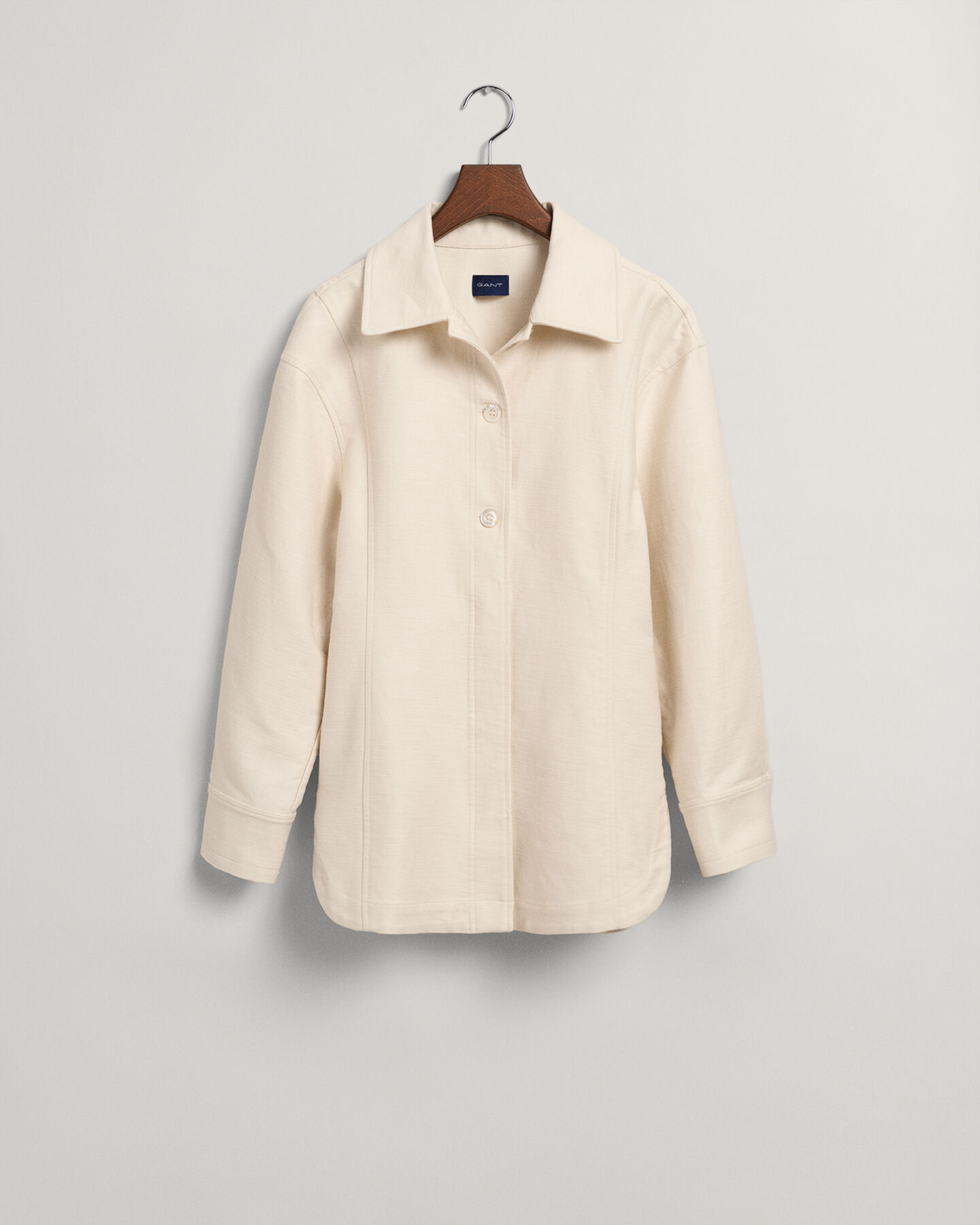 Textured overhemdjack