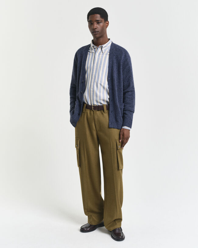 Vest van mouliné wolmix