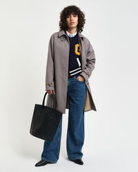 Car Coat met kleine ruitjes