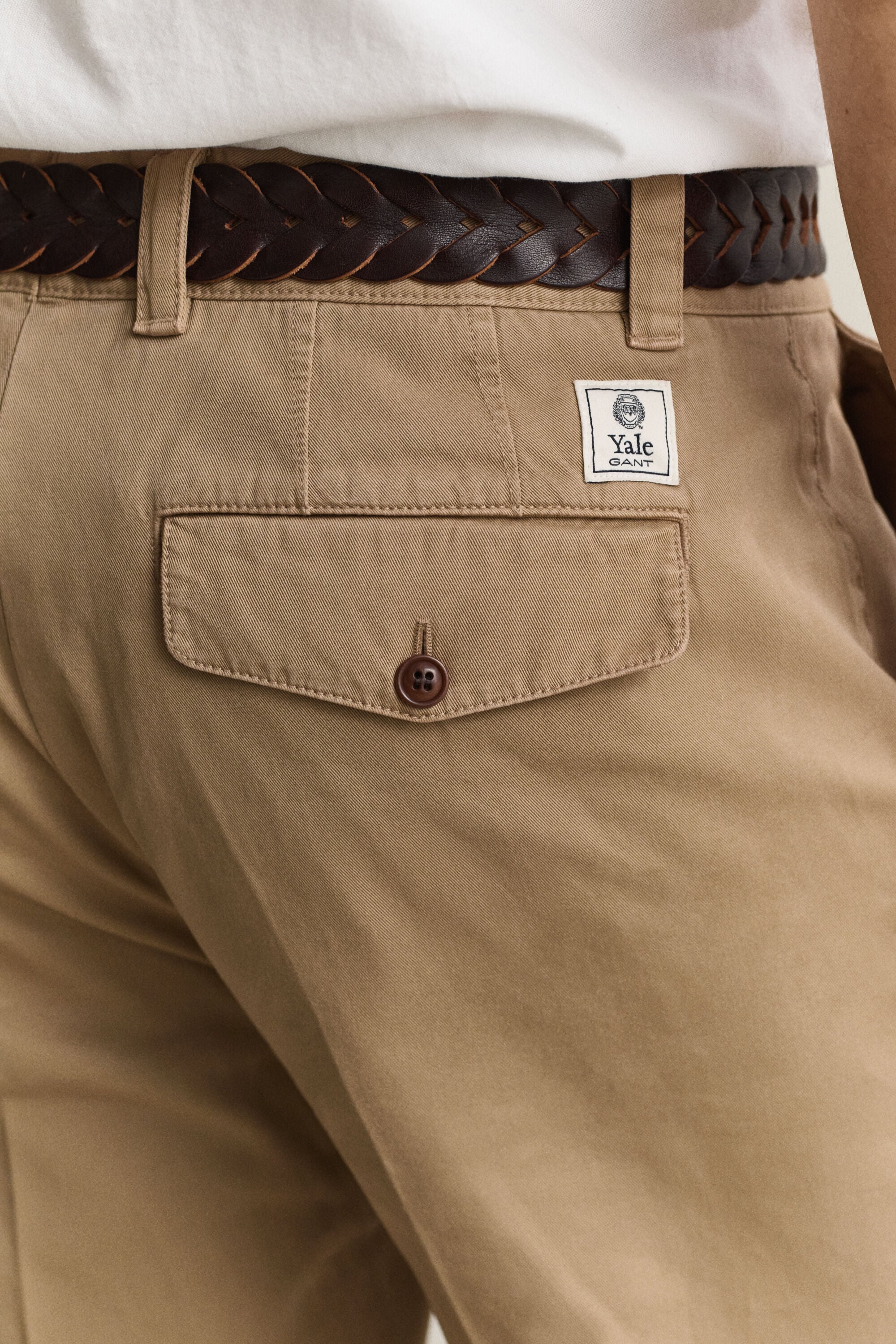 Gant x Yale chino van keperkatoen