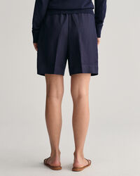 Relaxed Fit Pull-On short van linnenmix