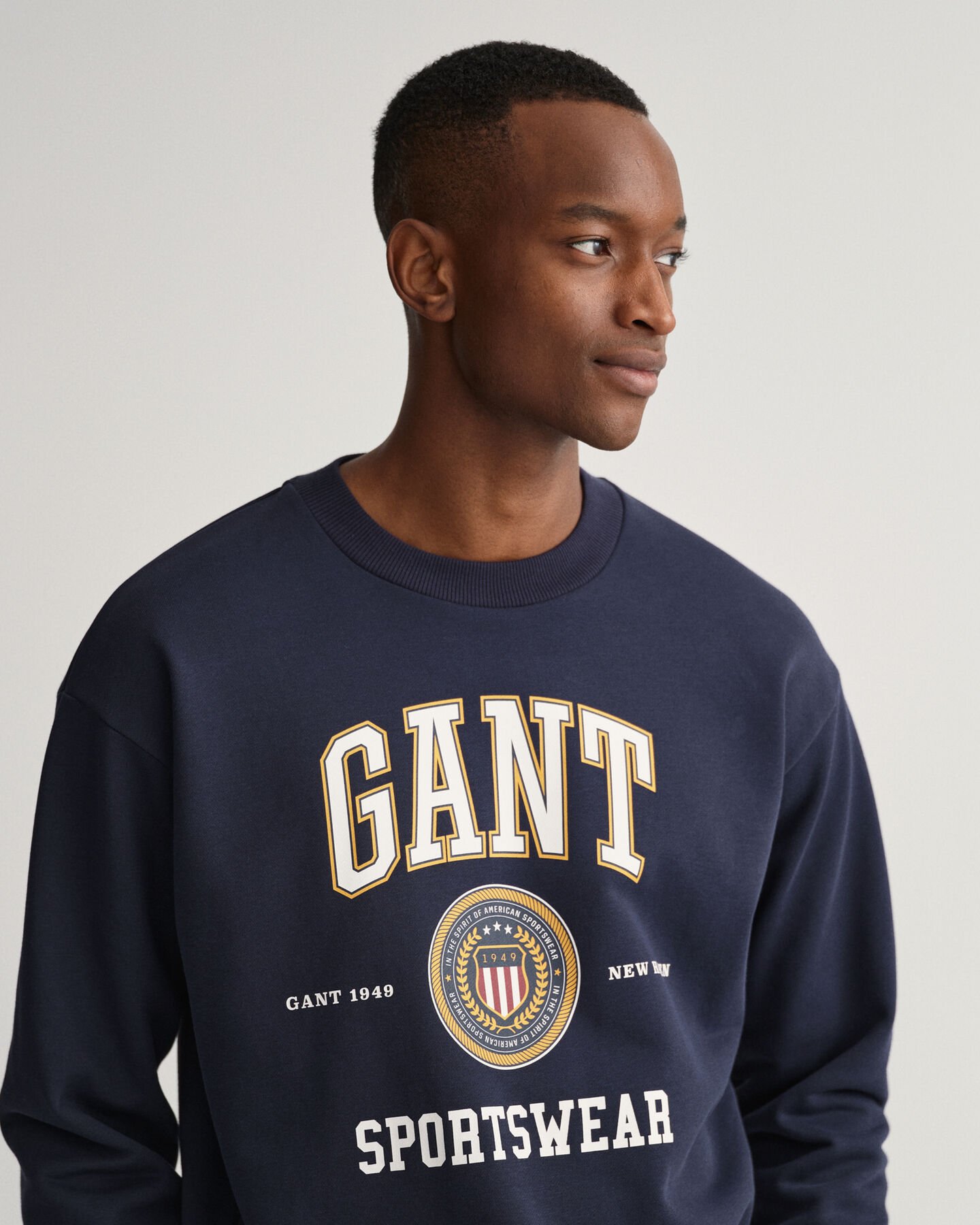 Crest Shield sweatshirt met ronde hals