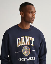Crest Shield sweatshirt met ronde hals