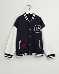 Teens GANT Varsity Jacket van jersey